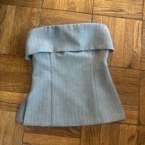 Gray Pinstripe Element Tube Top